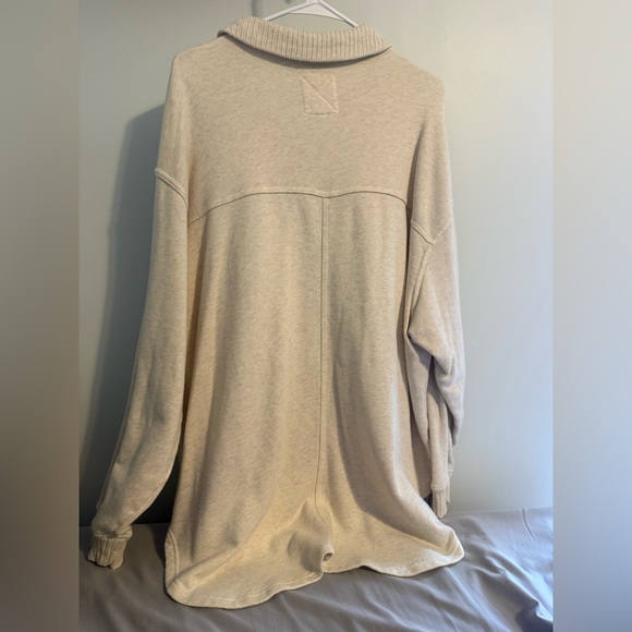 Aerie Cream Button-Up Cardigan - Picture 3 of 3